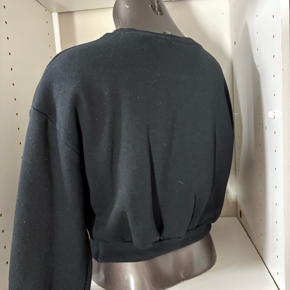 Woman’s wild fable crop top pull over sweatshirt, size medium - Picture 6 of 15